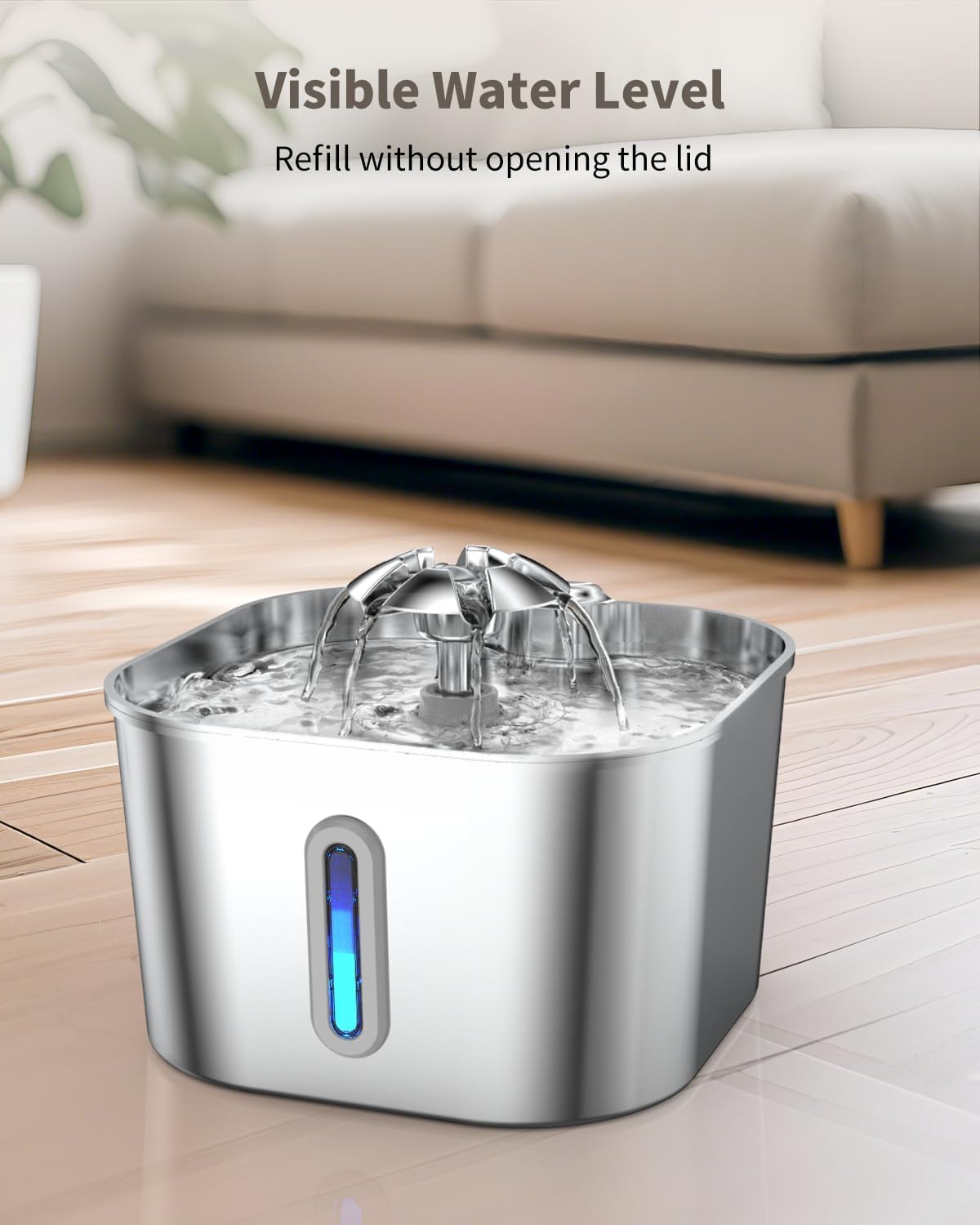 Cat Water Fountain Stainless Steel